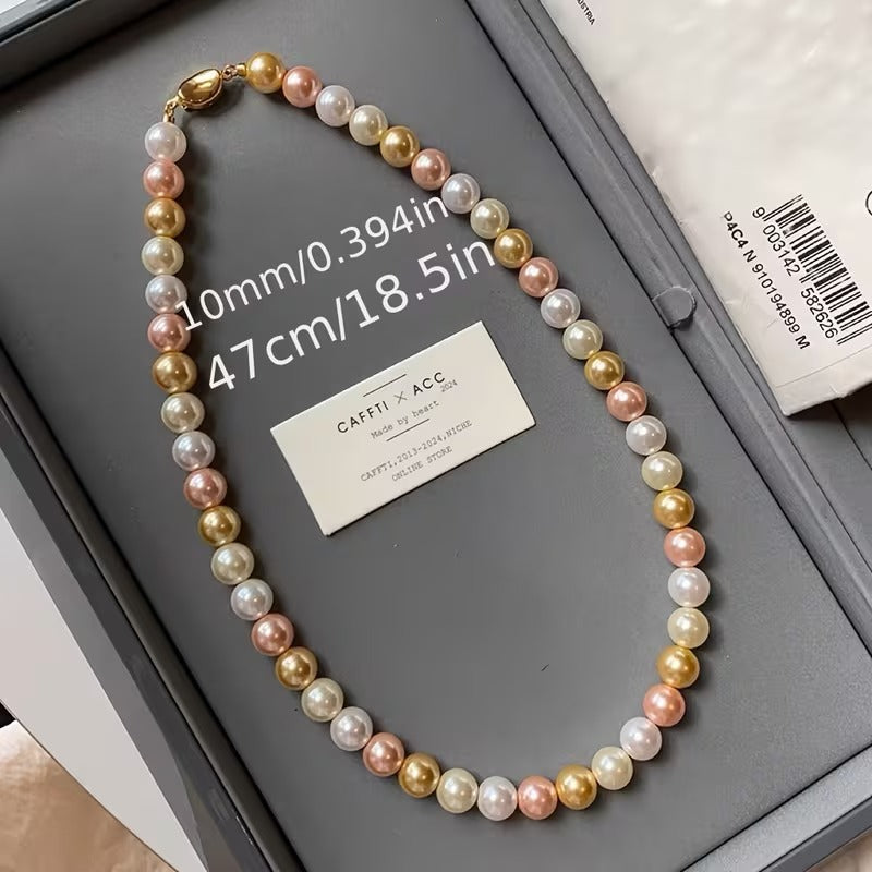 Eleganta Pärlhalsband | Tillsammans mot bröstcancer