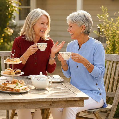 Arelia™ - Löst Stickad Topp