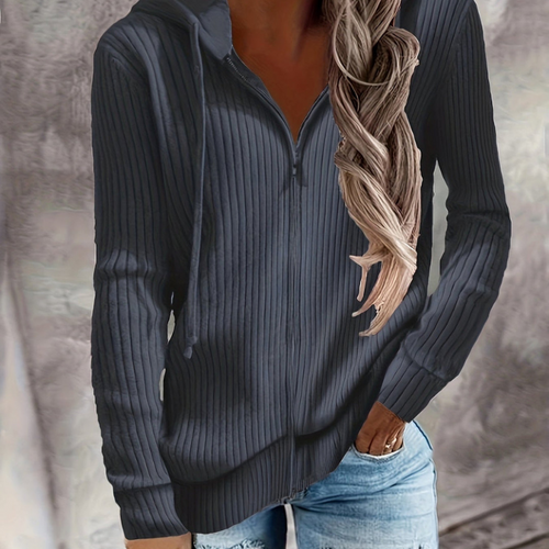 Elina™ – Stickad Hoodie