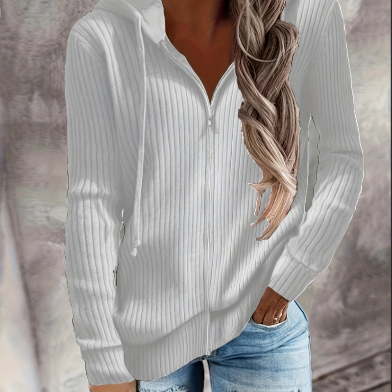 Elina™ – Stickad Hoodie