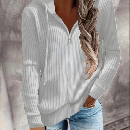 Elina™ – Stickad Hoodie