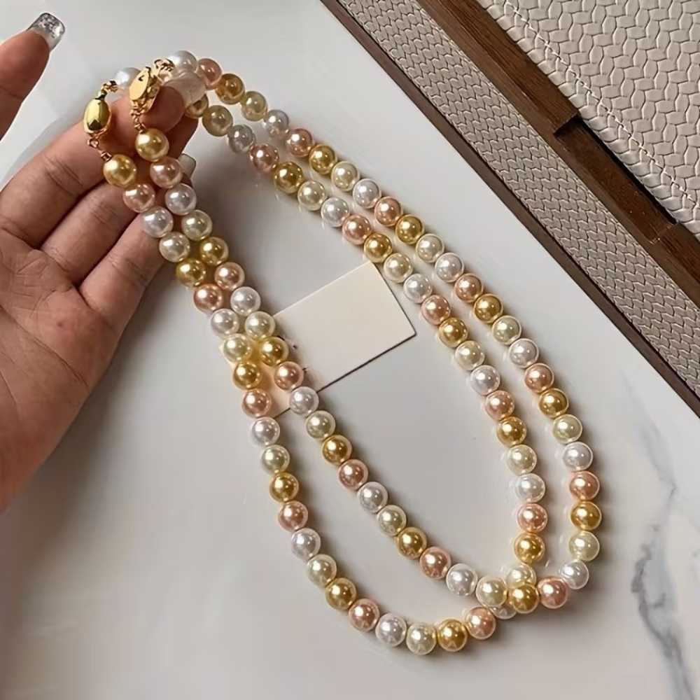 Eleganta Pärlhalsband | Tillsammans mot bröstcancer