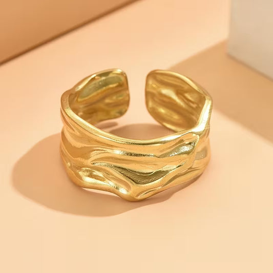 Trendigt Rostfritt Stål Ring | Tillsammans mot Bröstcancer