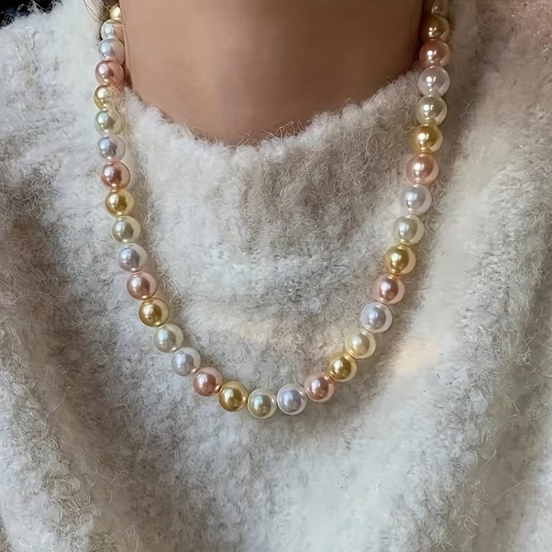 Eleganta Pärlhalsband | Tillsammans mot bröstcancer