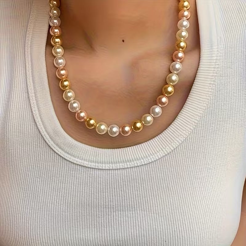 Eleganta Pärlhalsband | Tillsammans mot bröstcancer