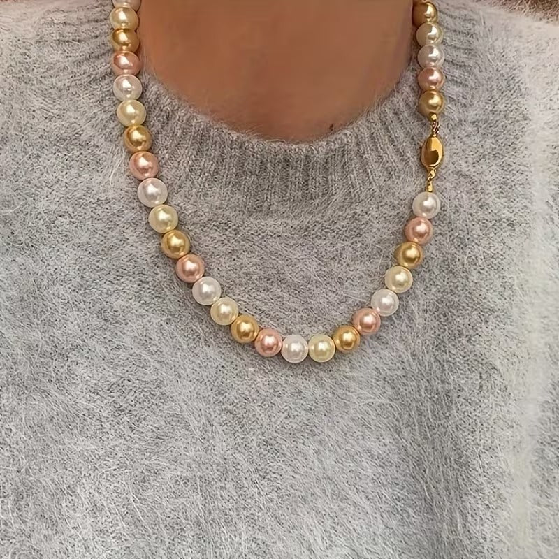 Eleganta Pärlhalsband | Tillsammans mot bröstcancer