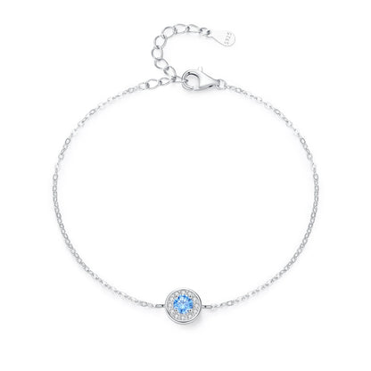 Blommig Blå Armband | Tillsammans mot Diabetes